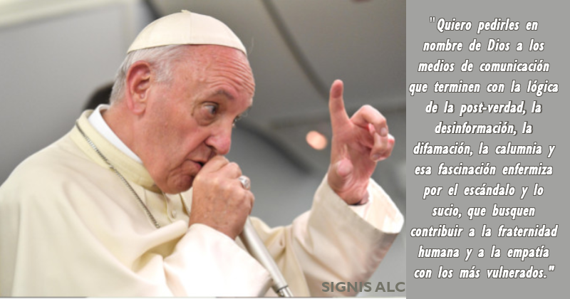 Qué es la coprofilia, la palabra que usó el Papa Francisco para referirse a  los medios de comunicación - El Litoral