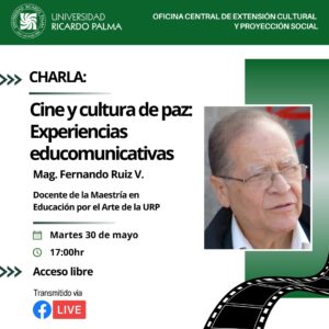 Charla: cine y cultura de paz